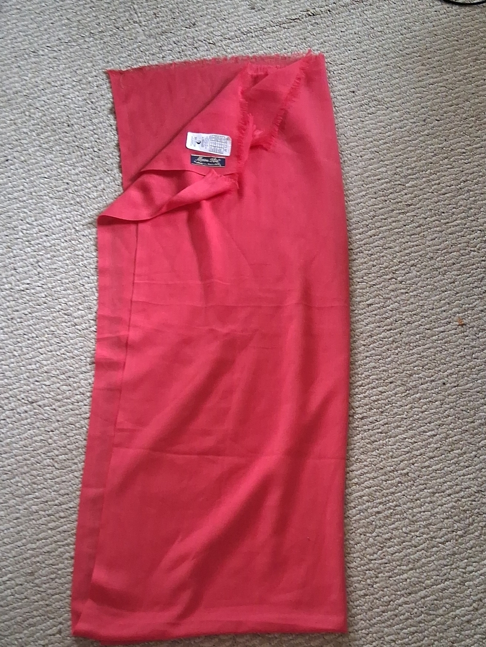 Marina D'Este Cotton Wool Blend Lightweight Wrap Large Scarf New